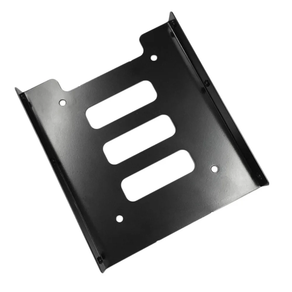 Профессиональный 2,5 дюймов до 3,5 дюймов SSD HDD металлический переходник-салазки жесткий диск SSD Монтажный кронштейн держатель для ПК черный