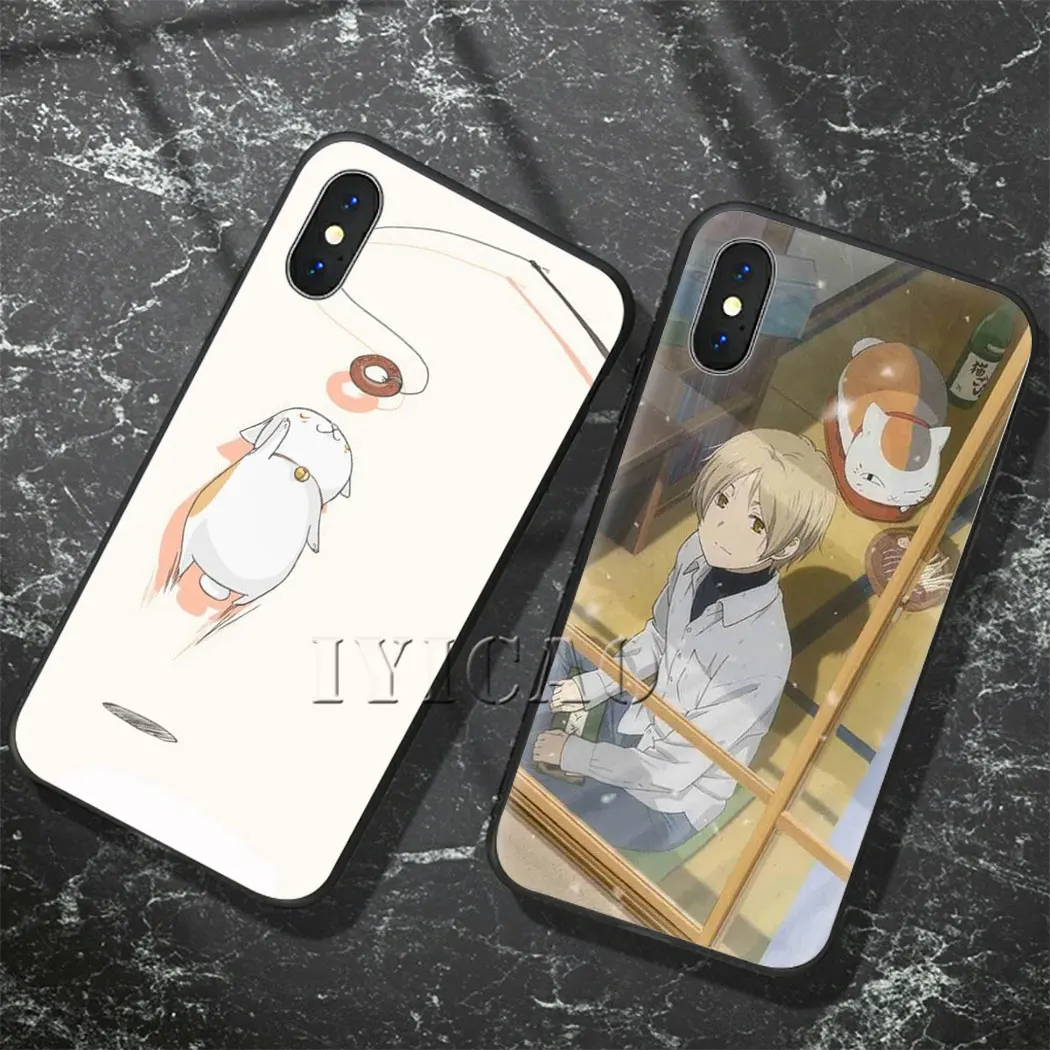 IYICAO Natsume Yuujinchou Мягкий силиконовый чехол для iPhone 10 8 7 6 6S Plus 5 5S SE Xr Xs Max X Чехол