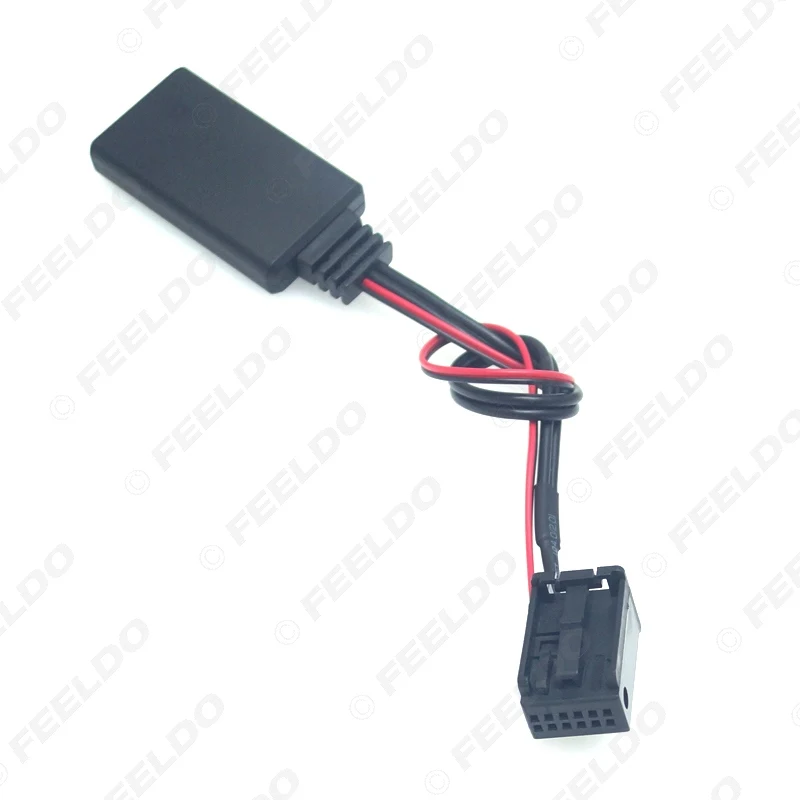 FEELDO 5X автомобильный аудио Bluetooth приемник Aux адаптер для Ford Focus C-MAX Mondeo Transit радио модуль Bluetooth Aux кабель# HQ3075