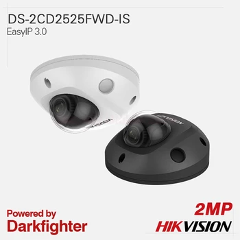 

Hikvision Original IP Camera DS-2CD2525FWD-IS EasyIP 3.0 fixed lens 2MP H.265+ EXIR mini Dome IP66 IK08 120dB WDR