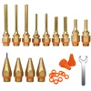 Glue Gun Nozzle accessories Copper material ,Suitable for hot melt glue gun with 11mm glue stick ,Built-in leakproof steel ball. 1