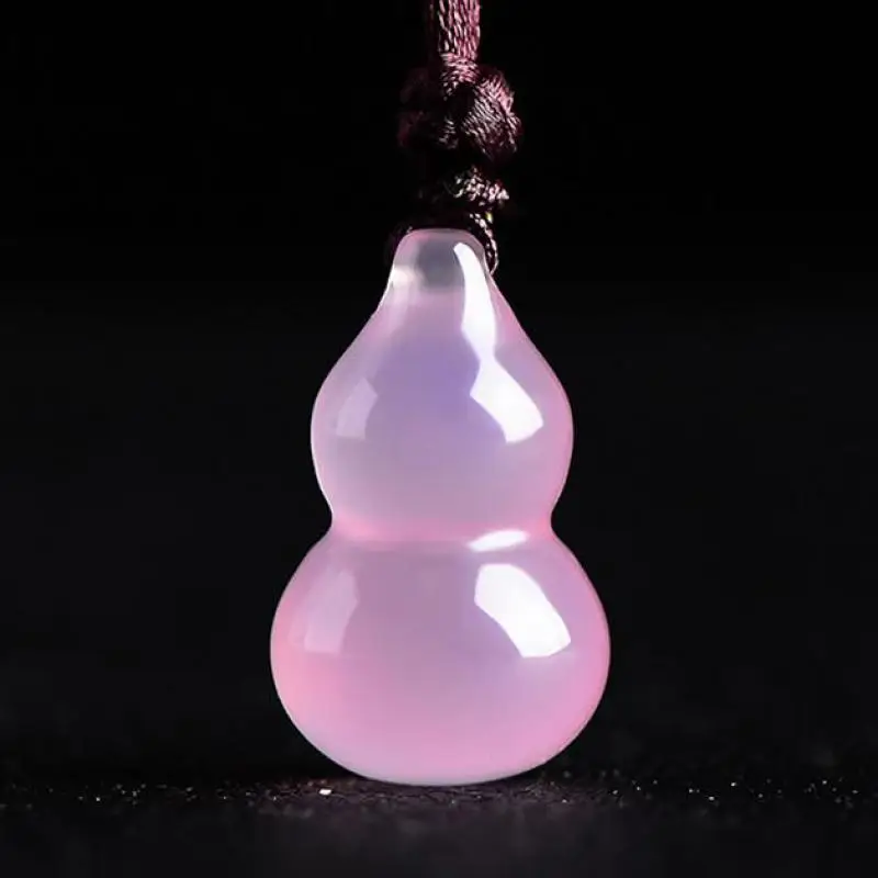 Natural Pink Jade Buddha Pendant Necklace Men Women Genuine Certified Jades Stone Amulet Gifts Chalcedony Fashion Charms Jewelry
