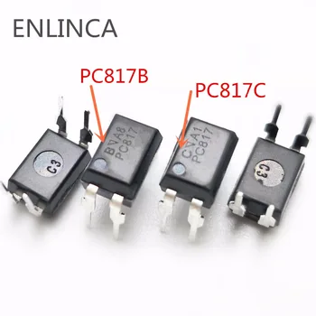 

50pcs PC817 PC817C 817 817C FL817C PS817C DIP / Pc817 Optocoupler