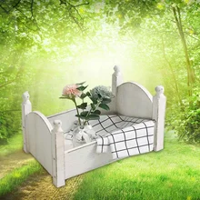 Ретро деревянная детская фотосъемка портативная Съемная кроватка для новорожденных фотосъемка кровать реквизит для фотосъемки