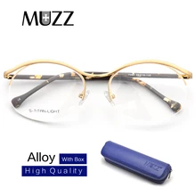 MUZZ кошачий глаз стиль женские оптические очки оправа бренд дизайн сплав очки оправа очки по рецепту при близорукости компьютерные очки