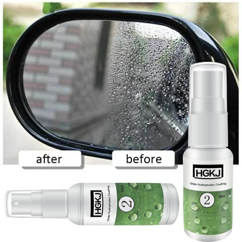 

20ml Nano Hydrophobic Coating Car Glass Windshield Rearview Mirror Side Windows Waterproof Rainproof Auto Accessories Car Care