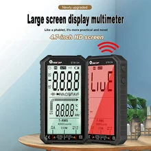 ET8134 multimetro digitale 4.7 pollici LCD DC/AC corrente misurazione della tensione capacità resistenza misurazione VS ANENG 620A Multime