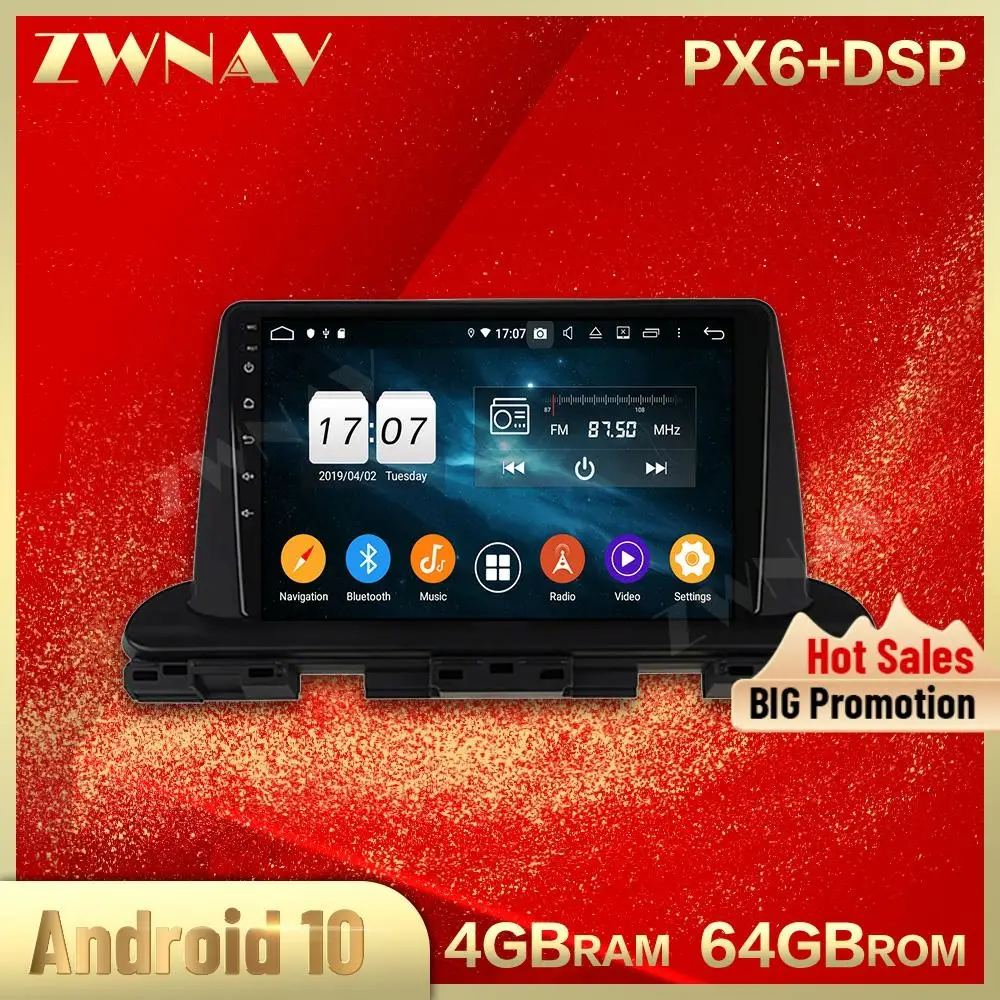 2 din Android 10 0 экран Автомобильный мультимедийный плеер для Kia Seltos 2016-2020 Видео Радио
