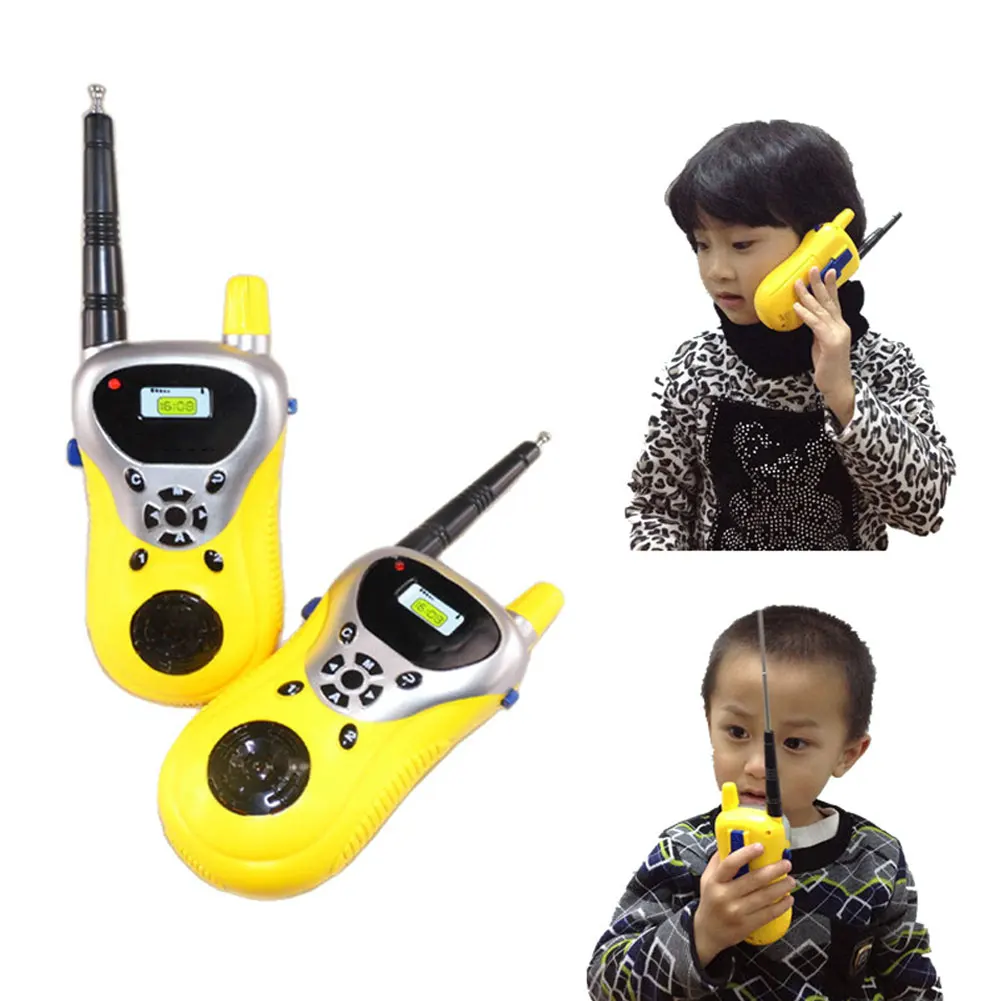 Интерком электронные рации игрушки Детские Портативные двухсторонние радио мини мультфильм игрушка интерфон Clectronic Came