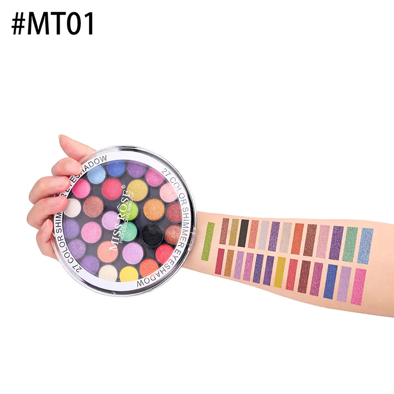 Miss Rose 27 Color Eyeshadow Pallete Waterproof Matte Shimmer Glitter Eye Shadow Palette Pressed Powder Makeup Pallete Cosmetic Miss Rose 27 Color Eyeshadow Pallete Waterproof Matte Shimmer Glitter Eye Shadow Palette Pressed Powder Makeup Pallete Cosmetic