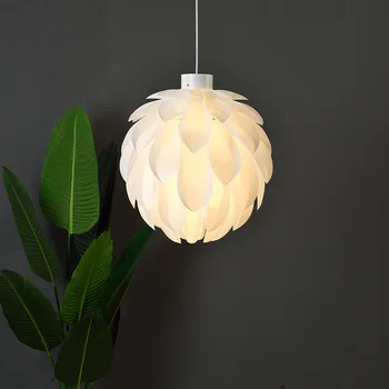 

Nordic Denmark petal pendant lamp creative art simple modern living room dining room bedroom minimalist pinecone pendant lights