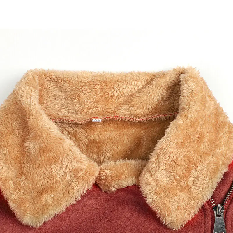 Greatest  Fall-Winter Women Coat Warm Deerskin Cashmere Zipper Turn Down Collar Jacket Fashion Female Long Sl