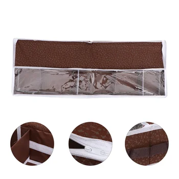 

1pc Indoor Shoes Compartment Storage Box Non-woven Cloth Multi-grid Storage Box Home Supply