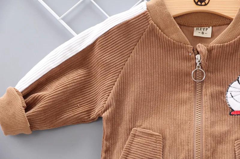 Весенне-осенний комплект одежды для маленьких девочек, однотонный Детский комплект из 2 предметов с длинными рукавами, пальто на пуговицах+ брюки, красивый детский костюм для девочек