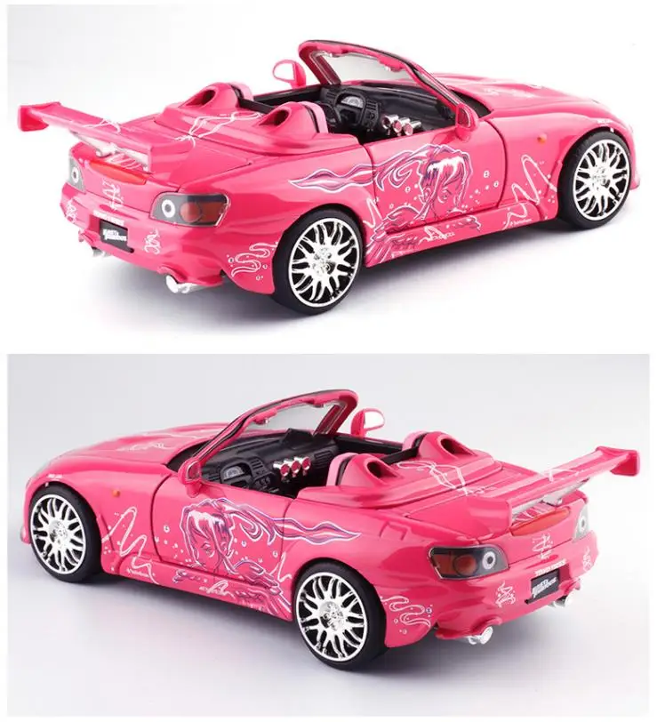 Горячая Распродажа 1:24 Honda S2000 модель автомобиля из сплава, roadster модель автомобиля, 4 двери детские игрушки