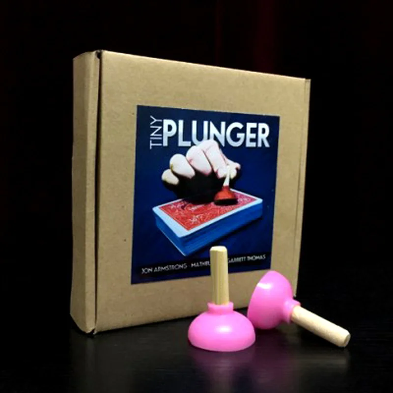 

Wholesale 6pcs/Lot Tiny Plunger (Gimmick) By Jon Armstrong the Card Magic Trick,Accessories,Stage,Close-Up,Comedy,Illusions