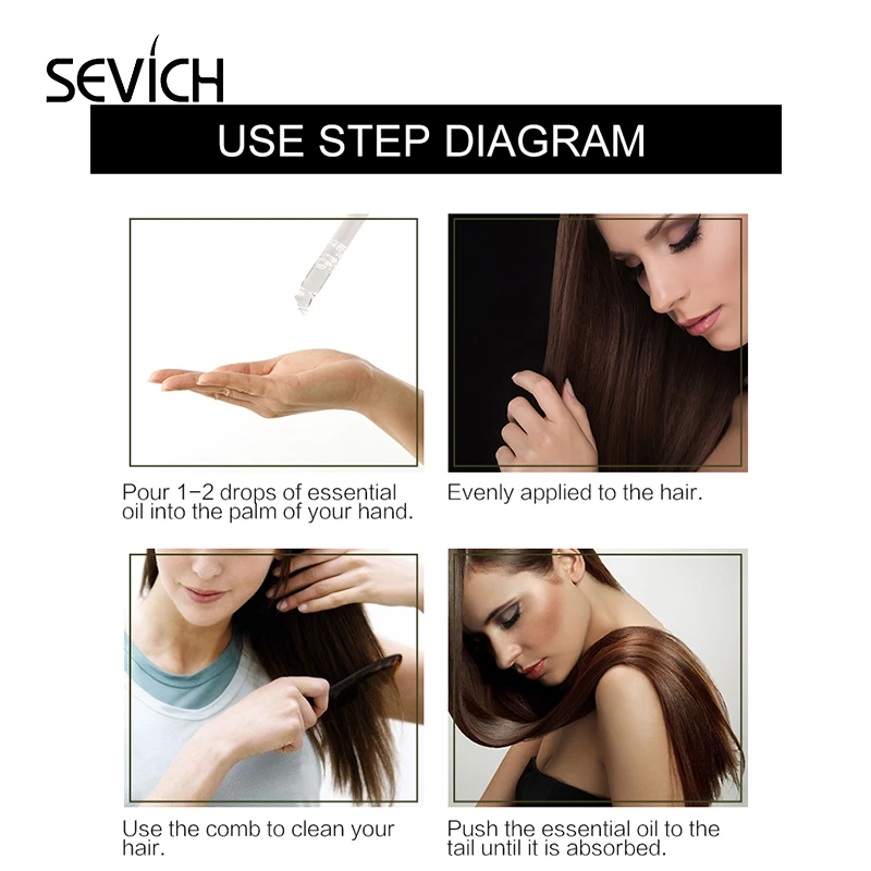 Sevich Hair Care Essential Oil Argan Oil Nourish Scalp Repair Dry Damage Hair Treatment Glycerol Hairdressing Sevich Hair Care Essential Oil Argan Oil Nourish Scalp Repair Dry Damage Hair Treatment Glycerol Hairdressing