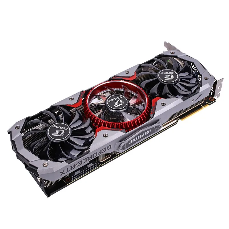 Цветная графическая карта RTX 2080Ti Advanced OC 2080 ti 11G Nvidia Turing GPU GDDR6 1635MHz для ПК Игр видеокарты GeForce