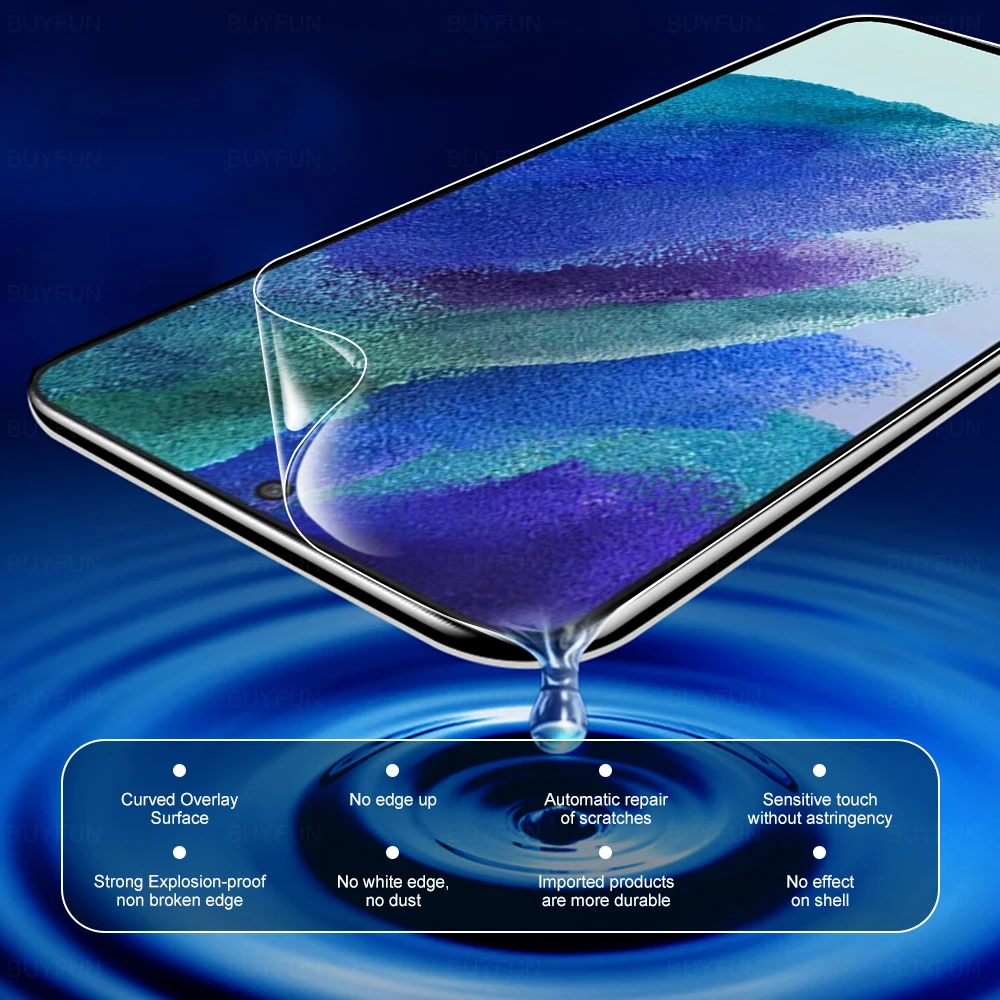 Screen Hydrogel Film For Samsung Gaxaly S21 FE 5G 6.4'' 6in1 Camera  Protective Film Sansung Samsong S 21 FE S21 S21FE Not Glass - AliExpress