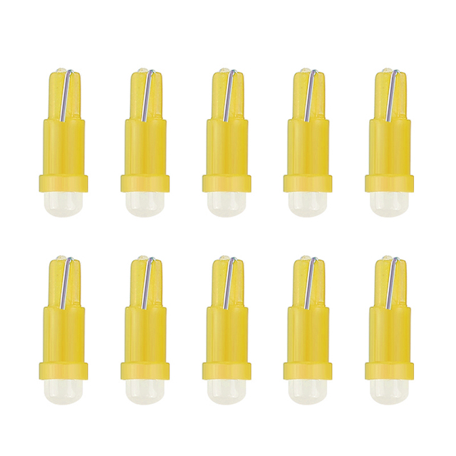 Car Light T5 COB 1LED DC 12V LED Tube Light Instrument Panel Lights Lamp Светодиодные Огни