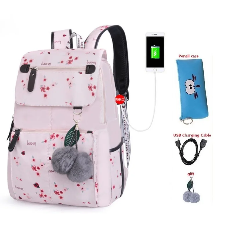 Set 25 Рюкзаки для девочек, водонепроницаемые, с usb зарядкой, школьные сумки для студентов, ноутбуков, сумки для женщин, модный рюкзак для путешествий, mochilas para jovenes - Цвет: Set 25