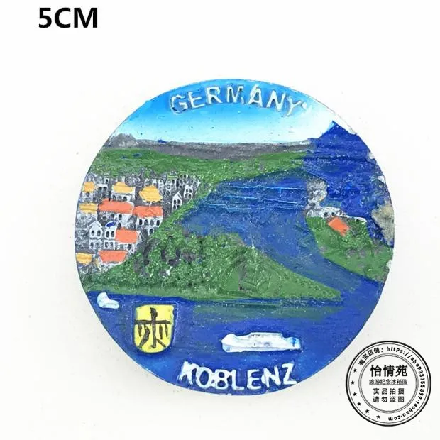 3D пасты для холодильника магнит Koblenz туристические сувениры суонбург Гейдельберг Германия Путешествия Сувенир Пейзаж холодильник магнит