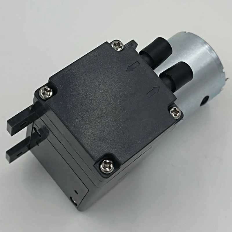 12V Mini Vacuum Pump Metal High Pressure Suction Diaphragm Pumps with Holder 200Kpa