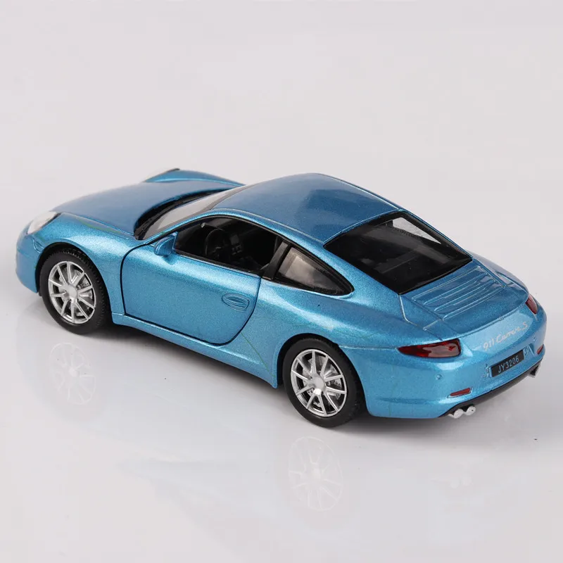 14cm for Porsche 911 1:32 Scale Car Model Diecast Super Racing Alloy Pull Back Car Speed Wheels Open Door Children's Toy Model