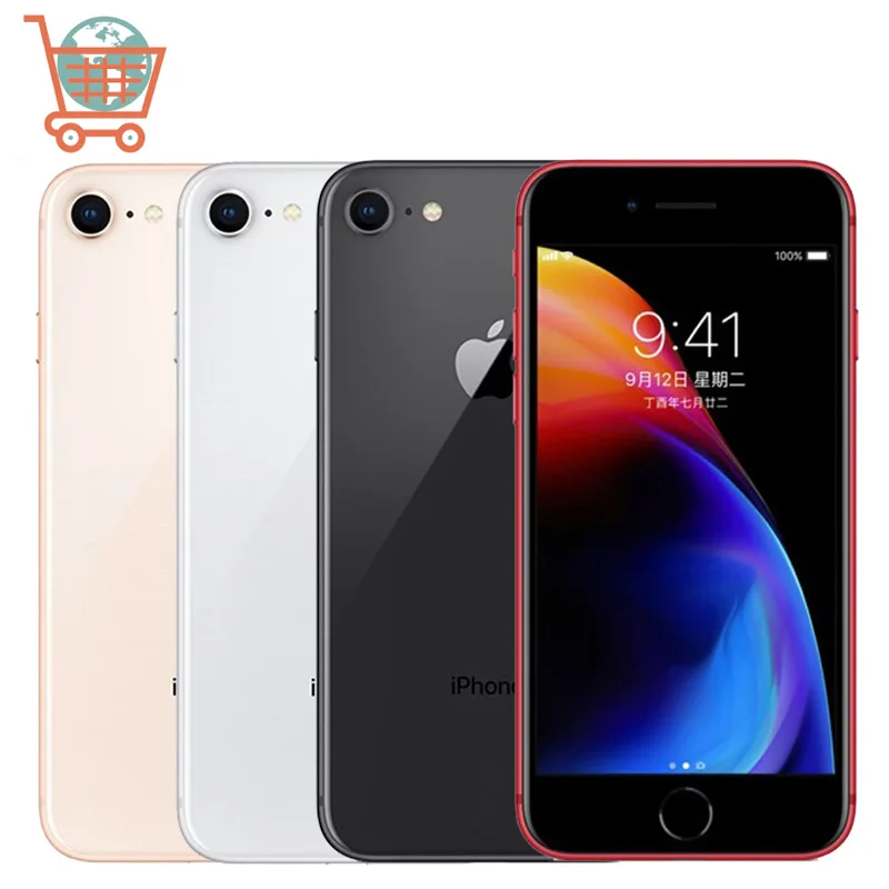 Desbloqueado Apple iPhone 8 8 P 64GB/256GB Hexa core iPhone 8 Plus IOS 3D Touch ID 12.0MP 4,7 pulgadas IOS Apple teléfono móvil