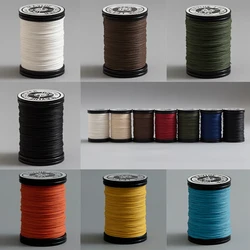 Round Waxed Thread Strong Polyester Cord Wax Coated Strings for Leather Craft Repair Shoes Sewing DIY Tools Wallet Saddle
