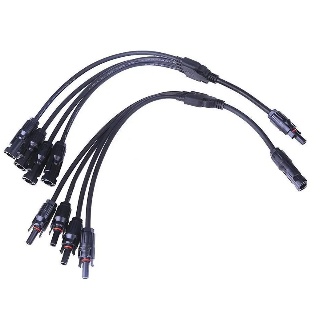 

MC4 Solar Panel Cable Connector Adapter Waterproof IP65 Solar Y Branch Connector for Photovoltaic Home Solar System Parallels