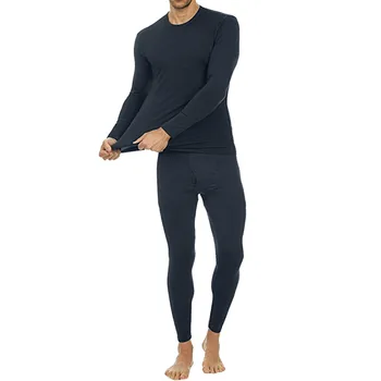 

Men's Winter Thermal Underwear Suit Long Johnson Warm Clothing Set Home Seamless Elastic Inner Wear Set H1