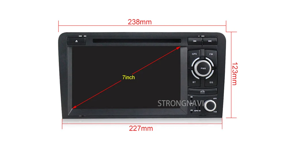 Excellent IPS DSP 4G +64G Android 9.0 CAR multimedia player stereo radio For Audi A3 8P 2003-2012 S3 2006-2012 RS3 Sportback 2011 GPS WIFI 2
