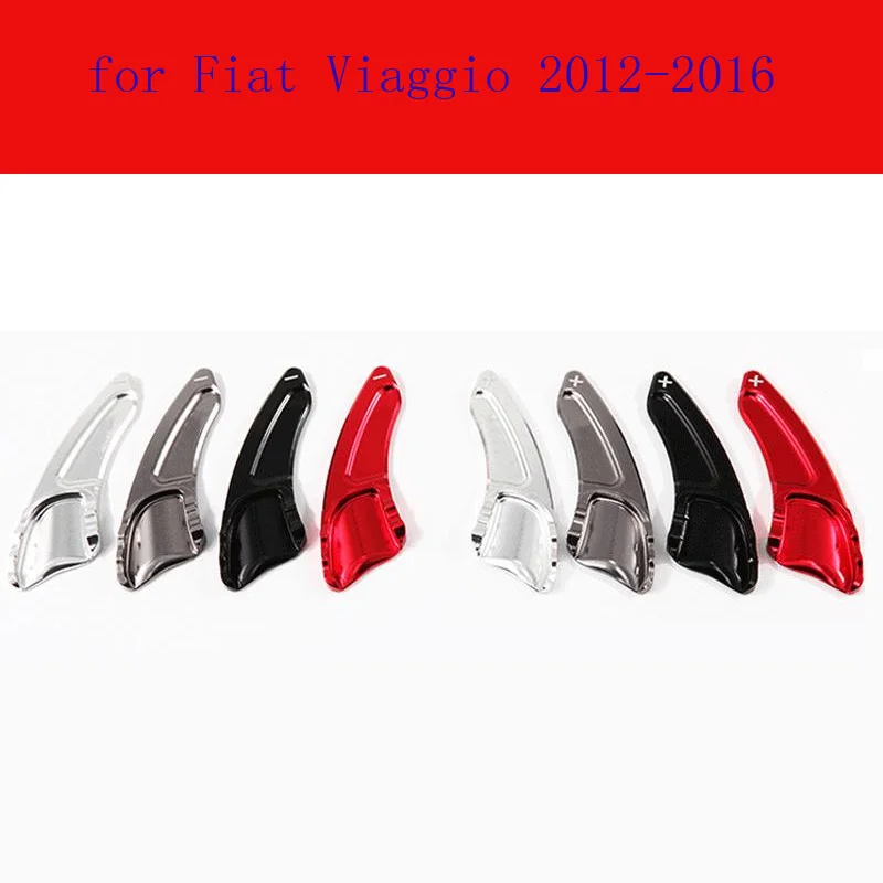 

Car Accessories 2PCS Quality Aluminum Alloy Steering Wheel Shift Paddle Shifter for Fiat Viaggio 2012-2016