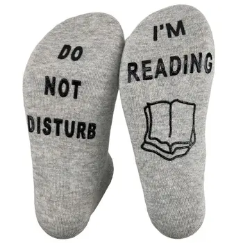 

Casual Men Women Cotton Dispensing Socks Fashion Printed Letter Anti-slip Sock