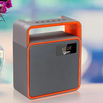 

2020 New Wireless Bluetooth Speaker Outdoor Square Subwoofer with Build-in Radio for iPhone Computer Connecting