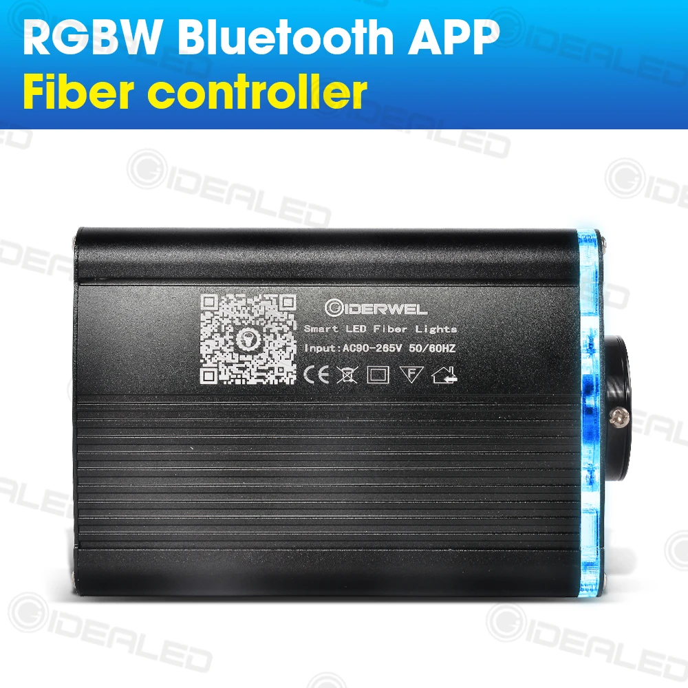 ONLY RGBW CONTROL Оптоволоконный светильник s Smart Bluetooth APP управление 16 Вт RGBW звездное небо эффект потолочный светильник украшение автомобиля - Испускаемый цвет: ONLY RGBW CONTROL