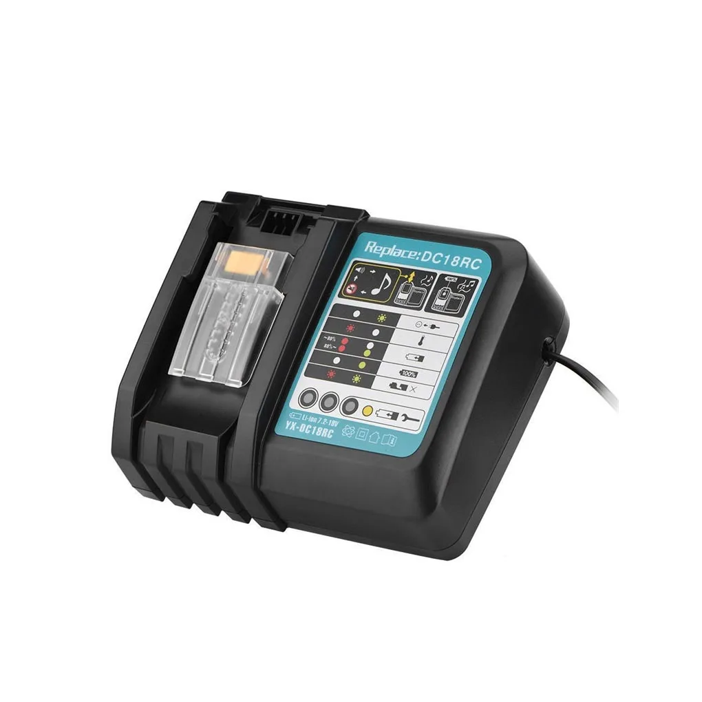 Сменное зарядное устройство для Makita 7,2-18 в DC18RA DC18RC, беспроводной электрический инструмент, зарядное устройство, инструмент для зарядки, вилка стандарта США/ЕС