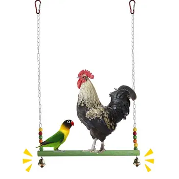 

Chicken Swing Chicken Toy Chicken Toys for Hens Bird Parrot Macaw Hens Swing Ladder for Hens Bird Parrot Trainning