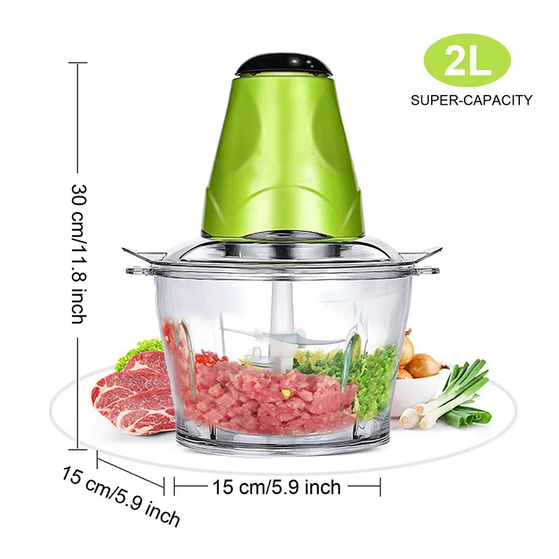 TEENRA 2L измельчитель для овощей Электрический мяса многофункциональный кухонные