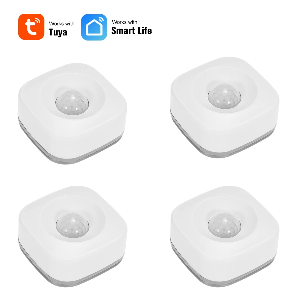 alarm lamp Tuya Smart Bluetooth Mesh SIG PIR Motion Sensor Wireless Infrared Detector Home Security Burglar Alarm APP Remote Control ring security keypad Alarms & Sensors