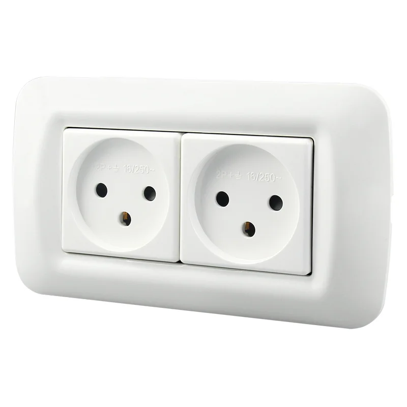 

Dual Israel Standard Power Socket Israel Type Wall Socket 16A 250V 140*80mm