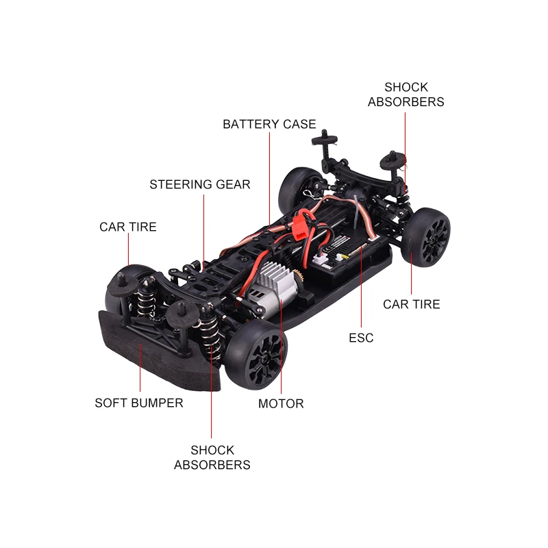 HBX 2188 1/18 RC гоночные автомобили 4WD 2,4G RC на дороге Дрифт Багги модели автомобилей Дистанционное управление игрушки для детей синий