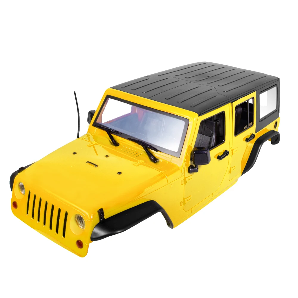 YEAHRUN 8 цветов 313 мм жесткий пластиковый корпус автомобиля для 1/10 RC автомобиля SCX10 II 90046 90047 trx-4