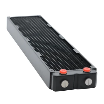 

FREEZEMOD TSRP-HP45-480 480mm Computer Pc Water Cooler Copper Radiator Double Layers 45MM Thick Copper Fins G1/4 for PC CPU Wate