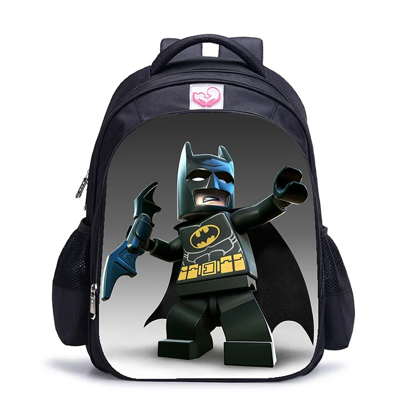 16 дюймов, школьная сумка супергероя Бэтмена для детей, ортопедический рюкзак для мальчиков и девочек, детские школьные наборы, сумка-карандаш, школьный рюкзак для малышей - Цвет: 1pc bacpack 3