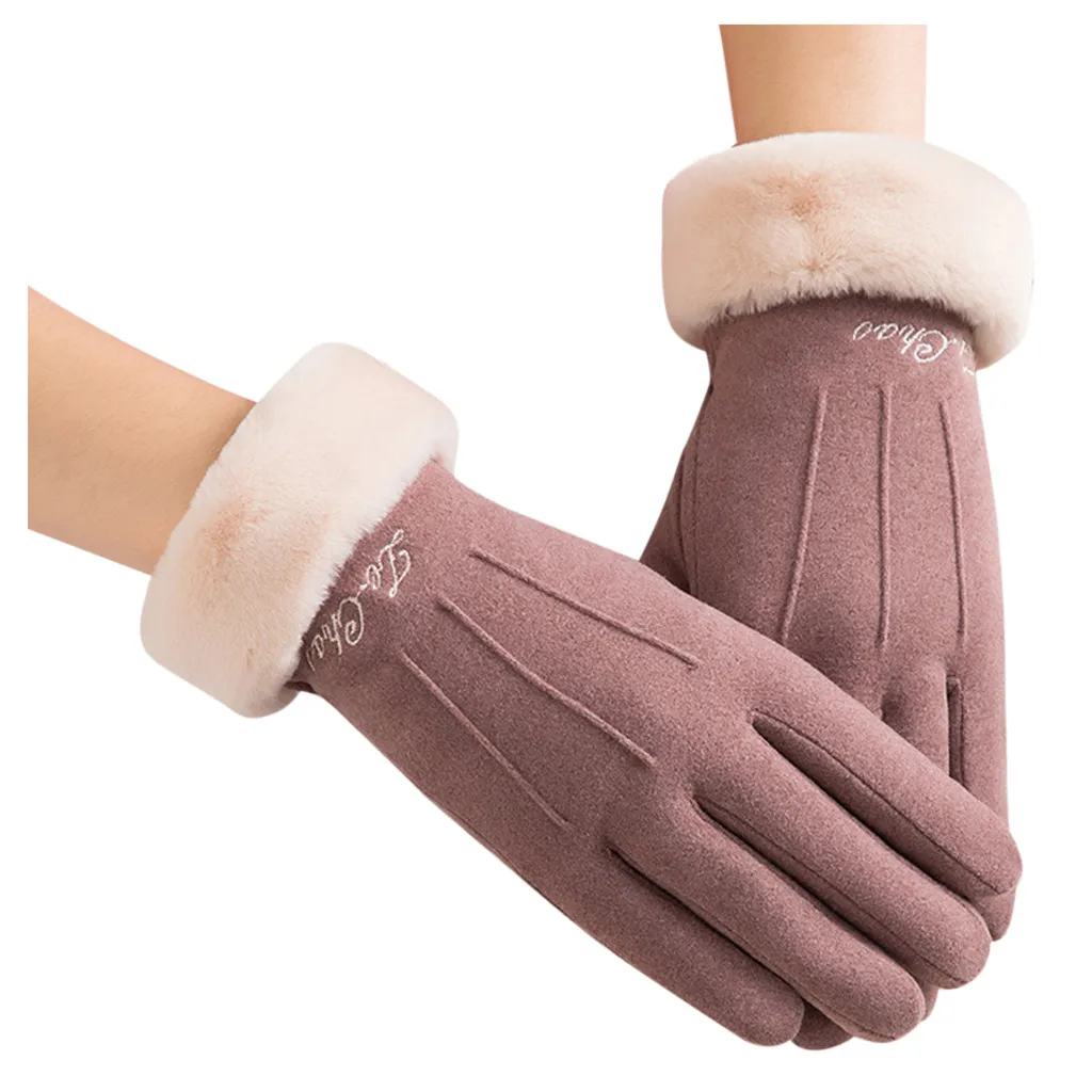 Feitong перчатки для сенсорного экрана женская зимняя теплая перчатка рукавицы женские тактические Элегантные перчатки для вождения лыжные перчатки Зимние перчатки