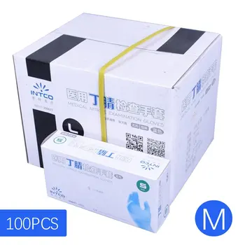 

Vinyl gloves disposable powder-free industrial food safety 3mm translucent Quality PVC gloves Nitrile gloves 100PCS/Box