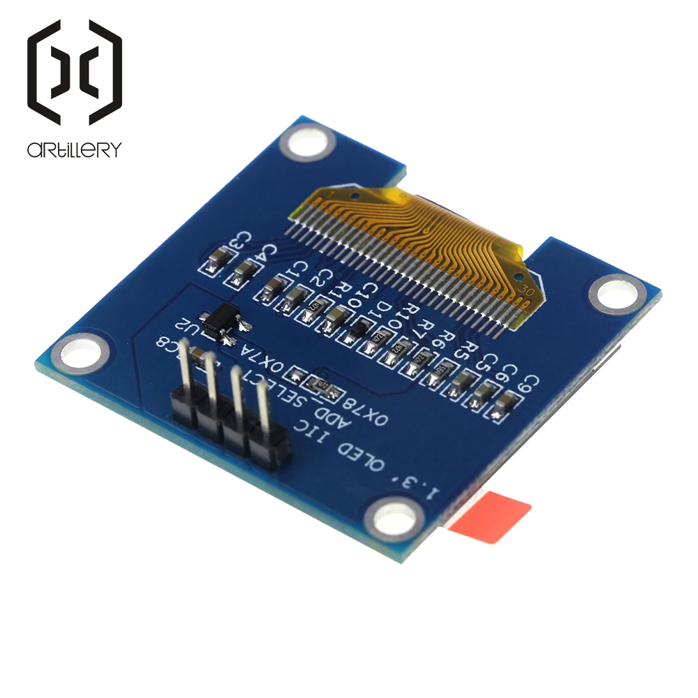 1,3 дюймов O светодиодный IIC I2C 128X64 Белый ЖК-дисплей светодиодный модуль