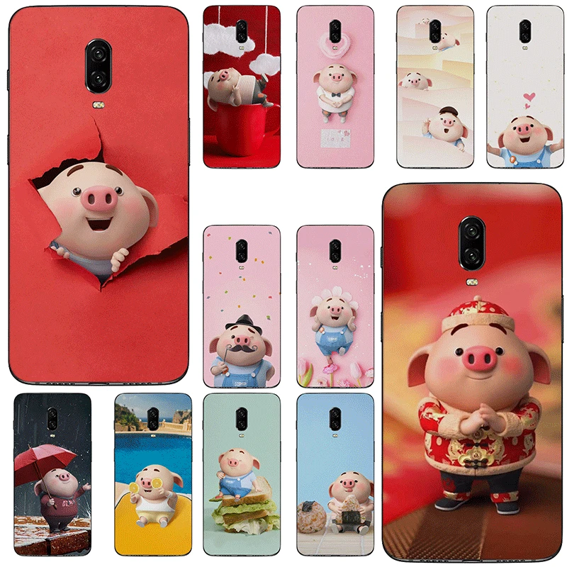 Мобильный телефон чехол мягкий tpu для oneplus 5 5T 6T 7 Pro защита задней крышки милый Uyellow